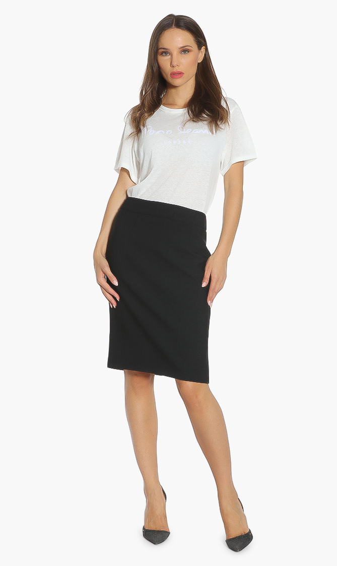 

Paule Ka Plain Pencil Skirt