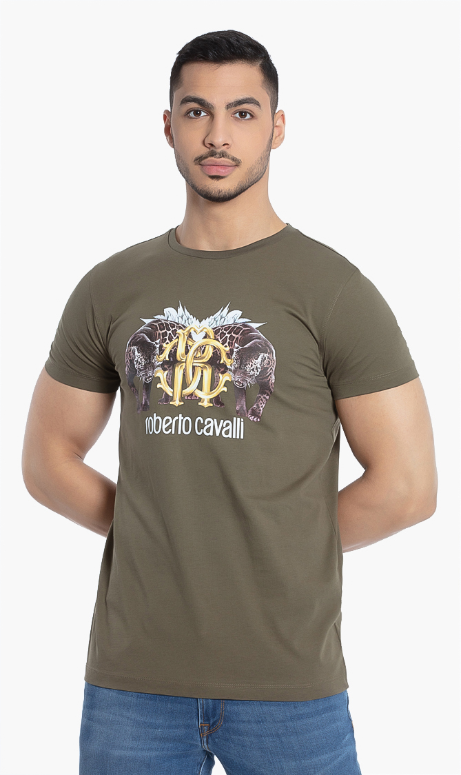 

Roberto Cavalli Leopard Print T-shirt