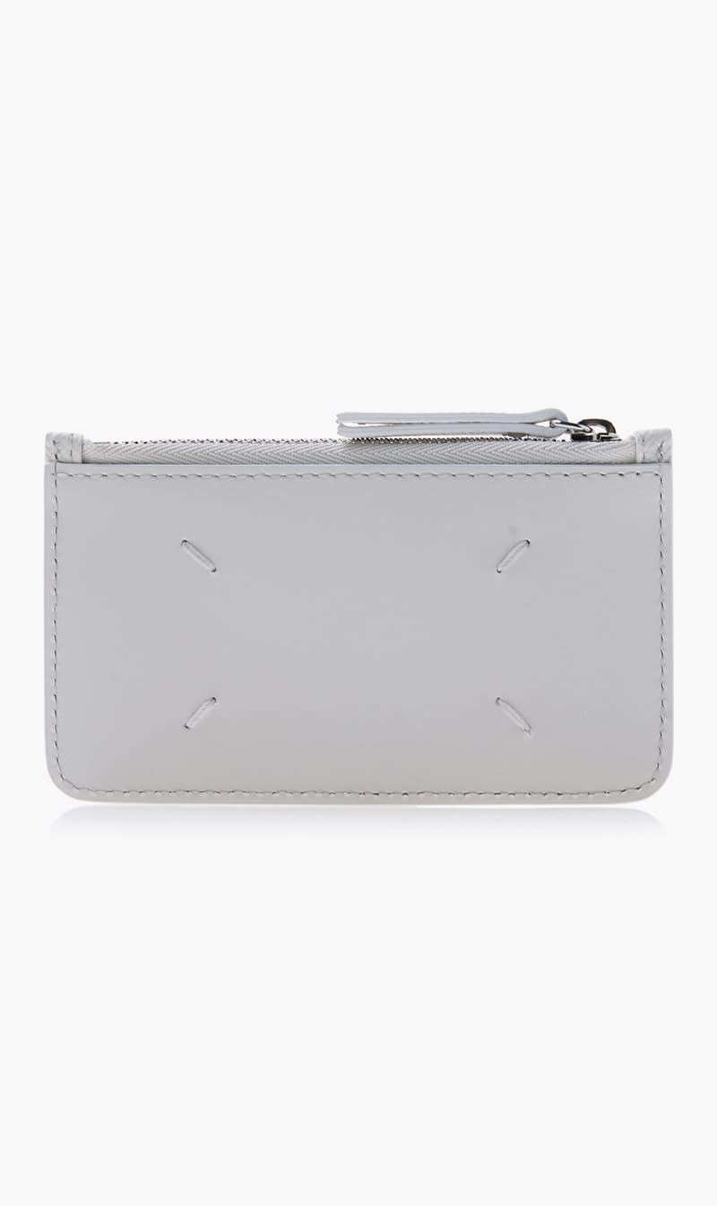 

Maison Margiela White Stitch Logo Card Wallet for Women | The Deal Outlet