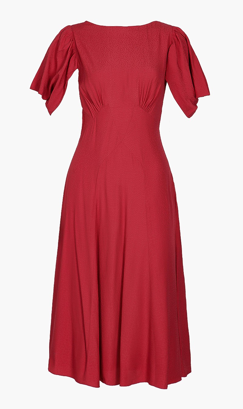

Panelled Midi Tea Dress