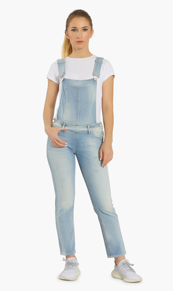 Karyn Washed Dungaress, Blue