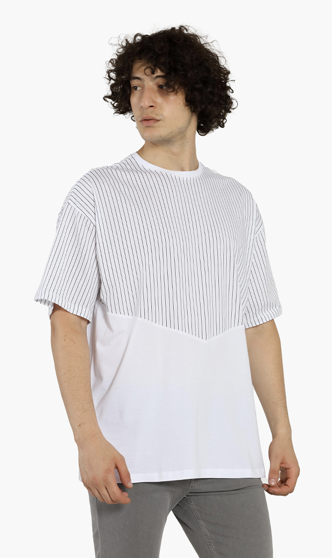 

Emporio Armani Loose Fit Stripes T-shirt