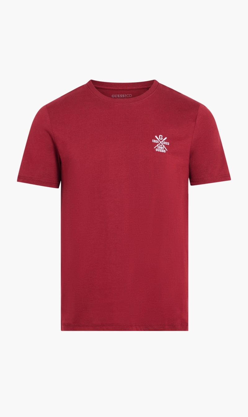

Guess Pink Mid Organic Stream Jersey T-shirt for Men | The Deal Outlet