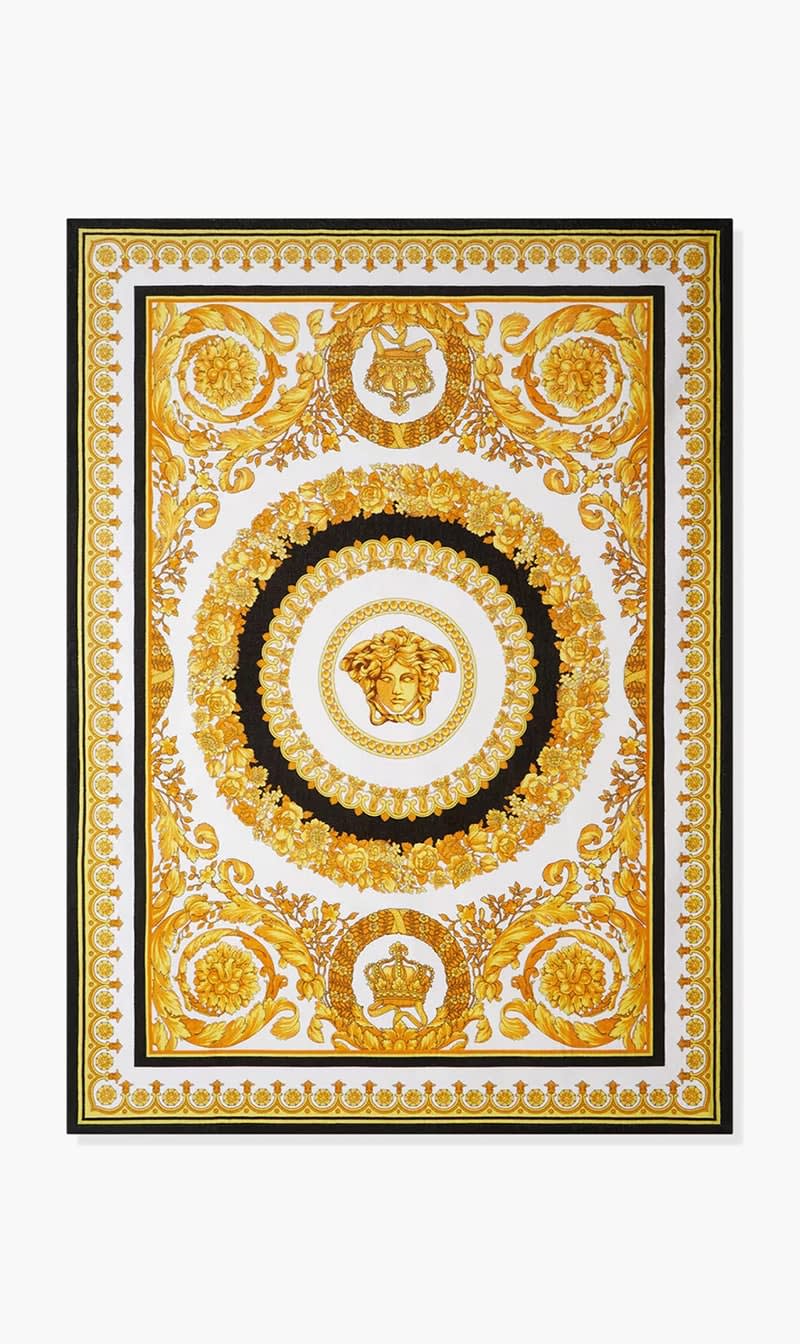 

Versace Multi-color Crete De Fleur Print Beach Towel | The Deal Outlet