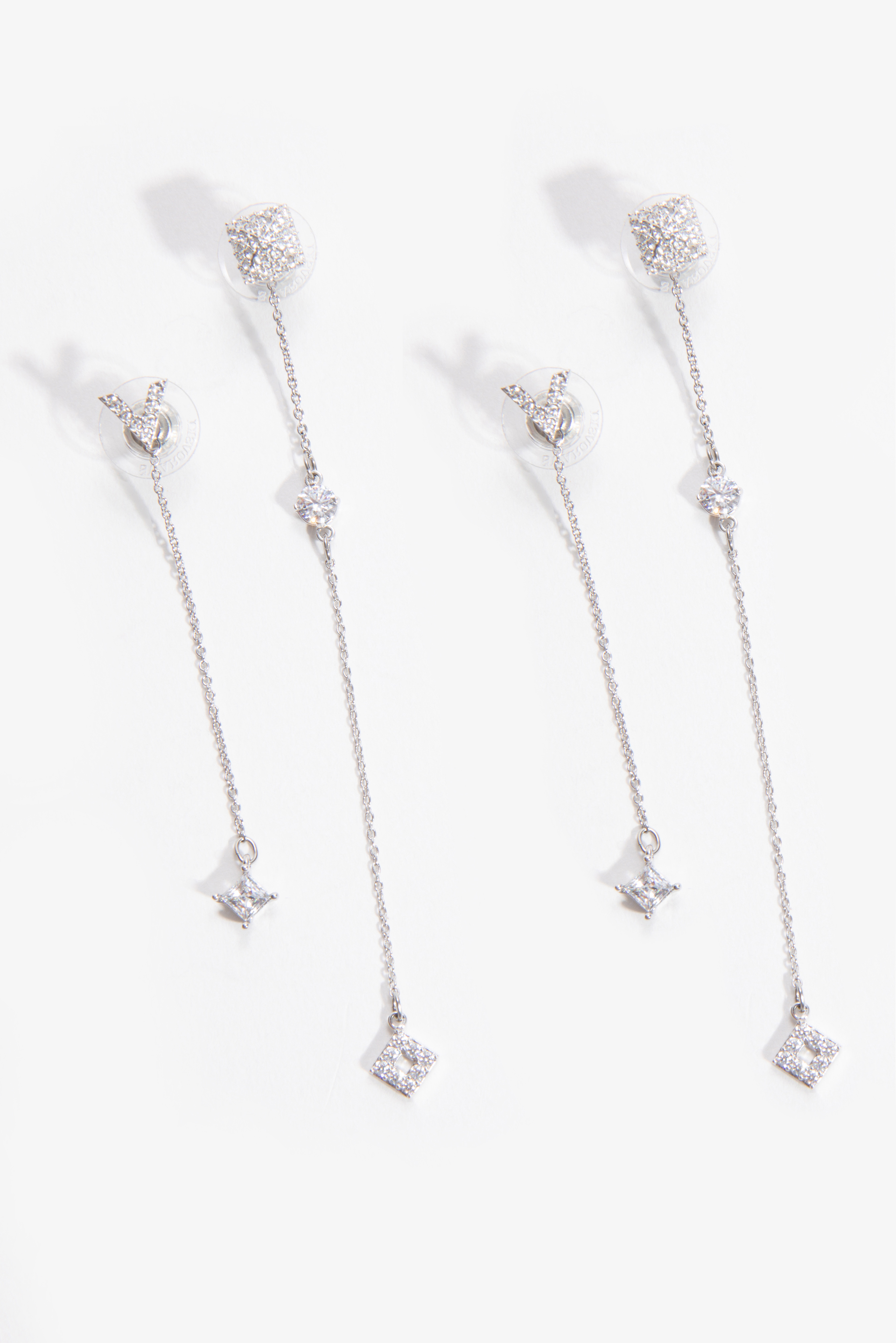 

Swarovski Grapefruit Drop Earrings Set