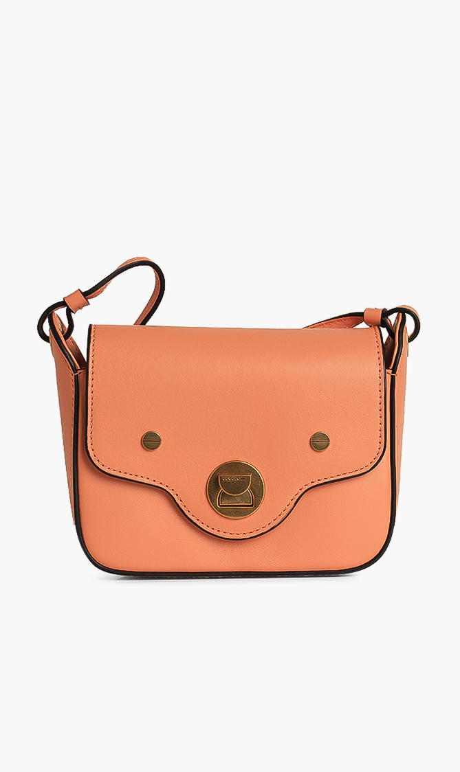 

Coccinelle Flap Leather Crossbody Bag
