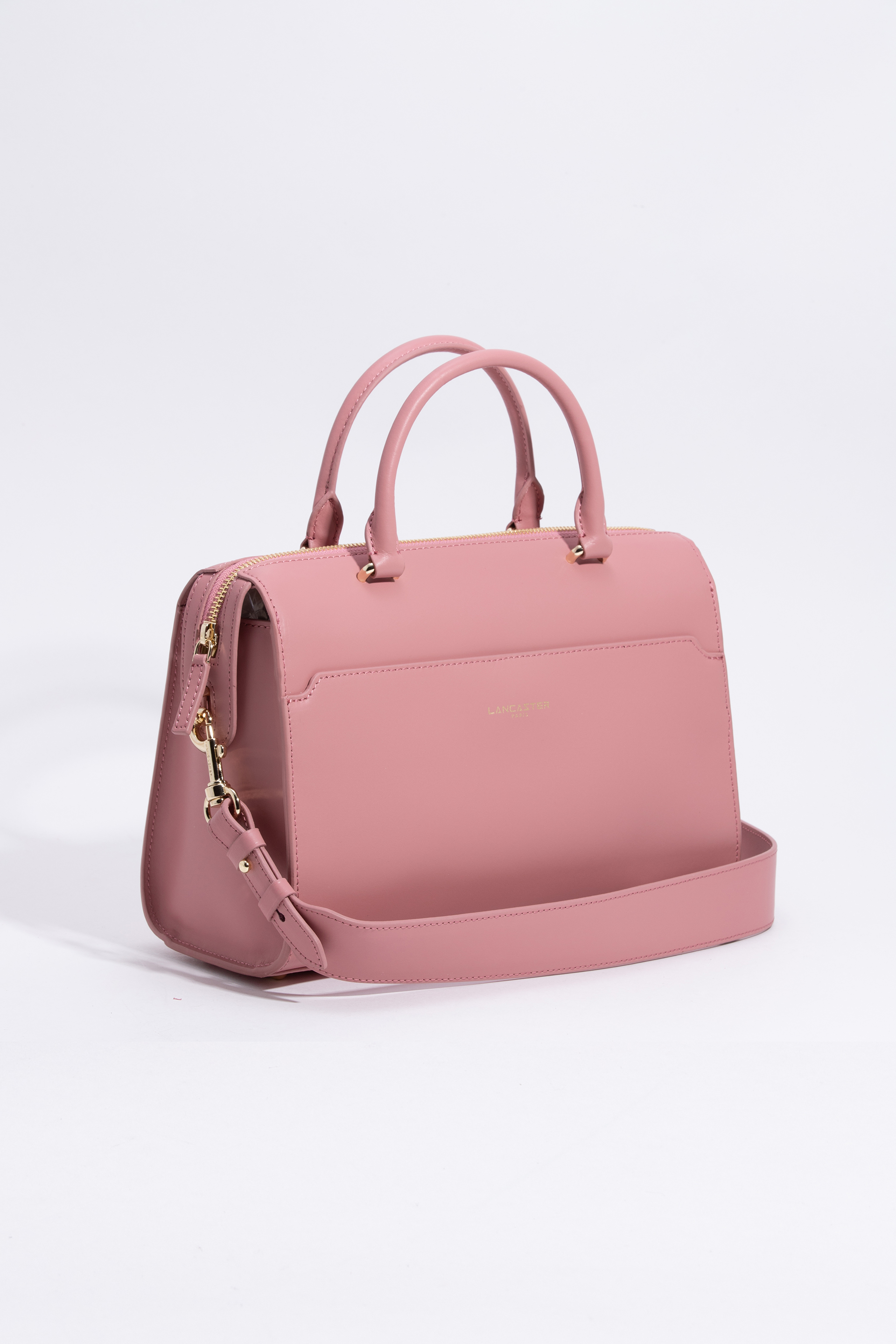 

Lancaster Alena Medium Rose Tote