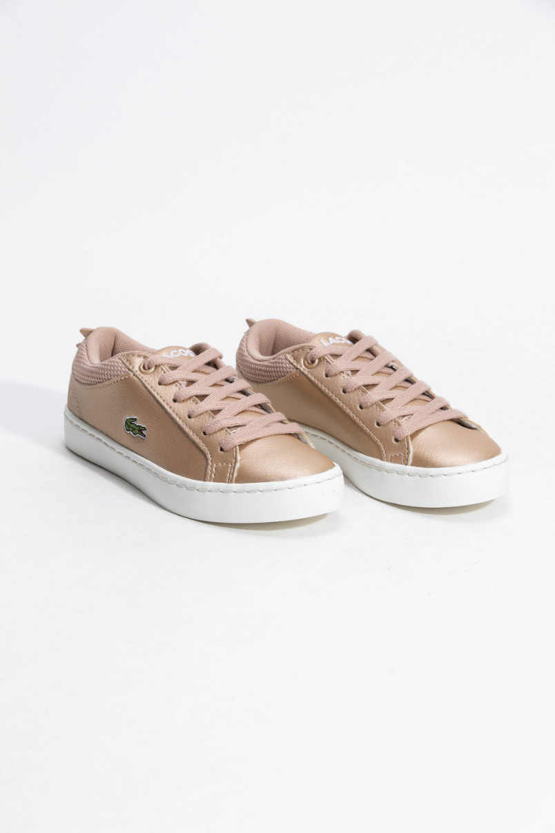

Lacoste Straightset Metallic Lace-up Sneakers