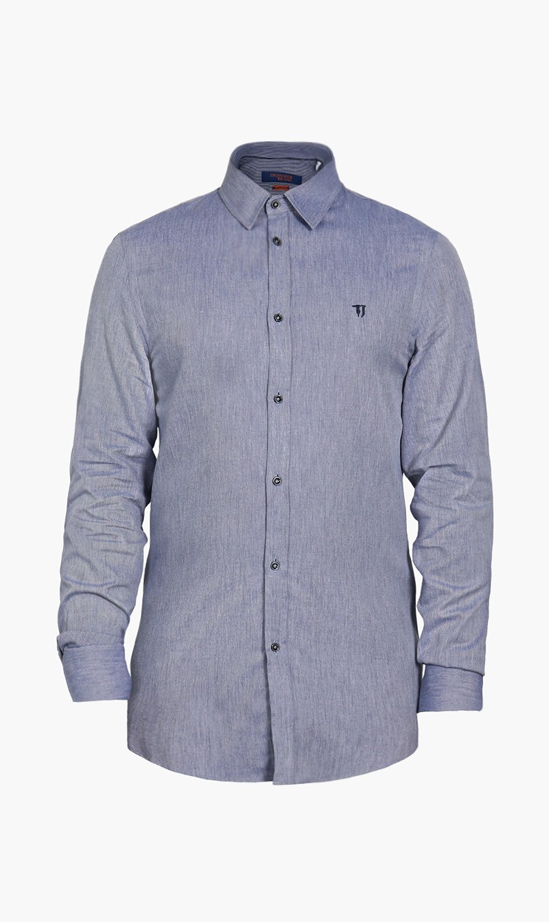 

Regular Fit Flannel Shirt, Blue