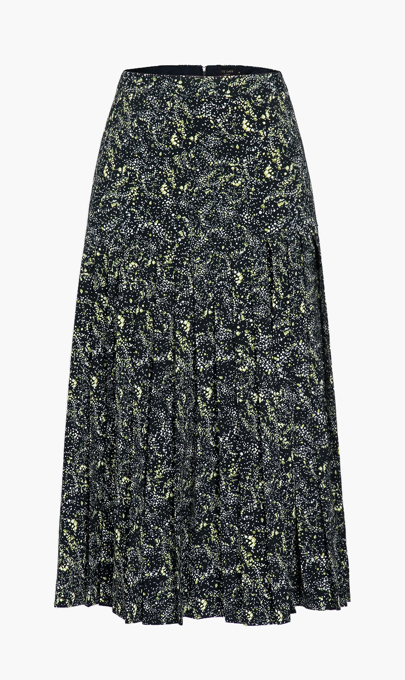 

Printed Knife Midi Skirt