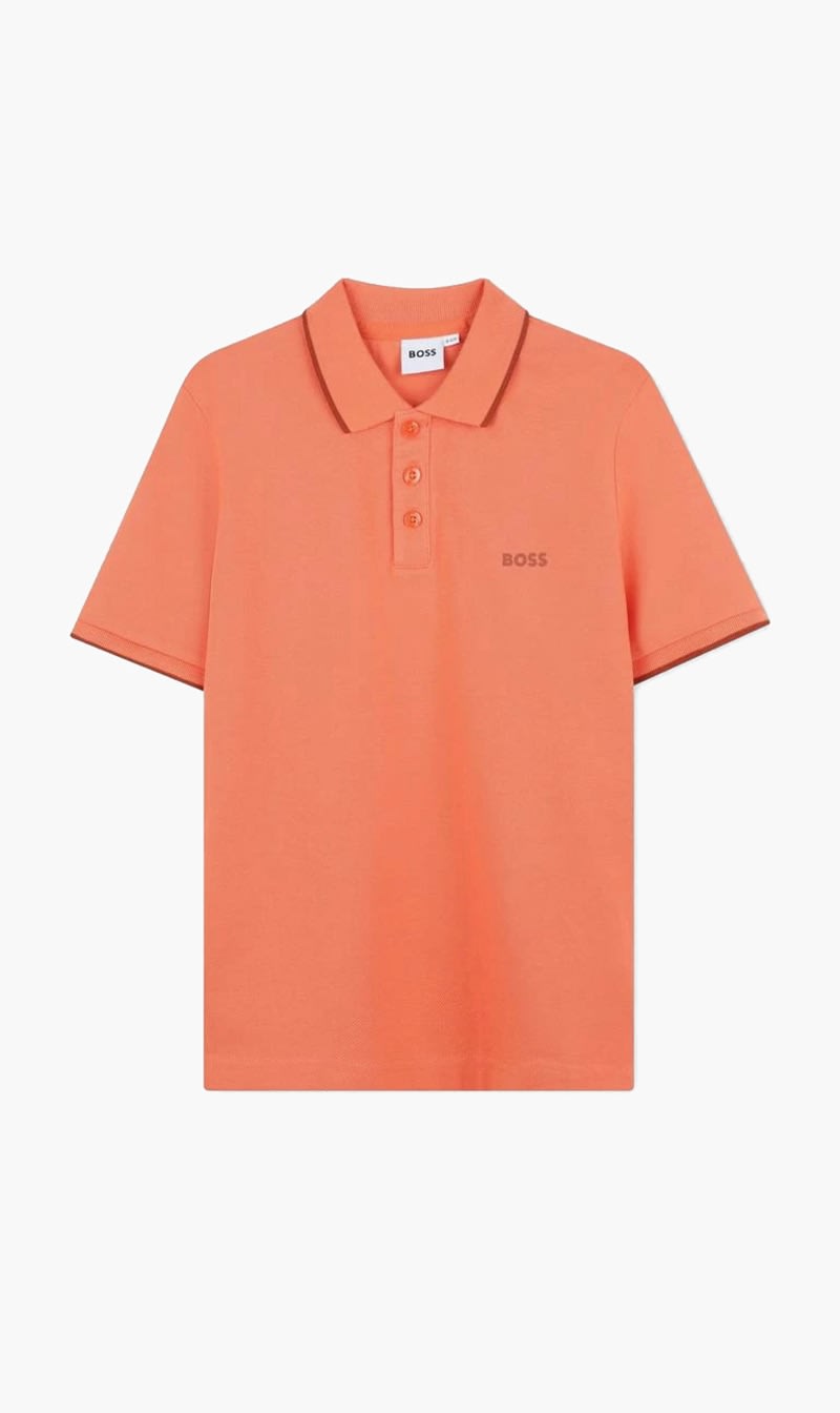 

Boss Red Short Sleeve Polo for Boys | The Deal Outlet