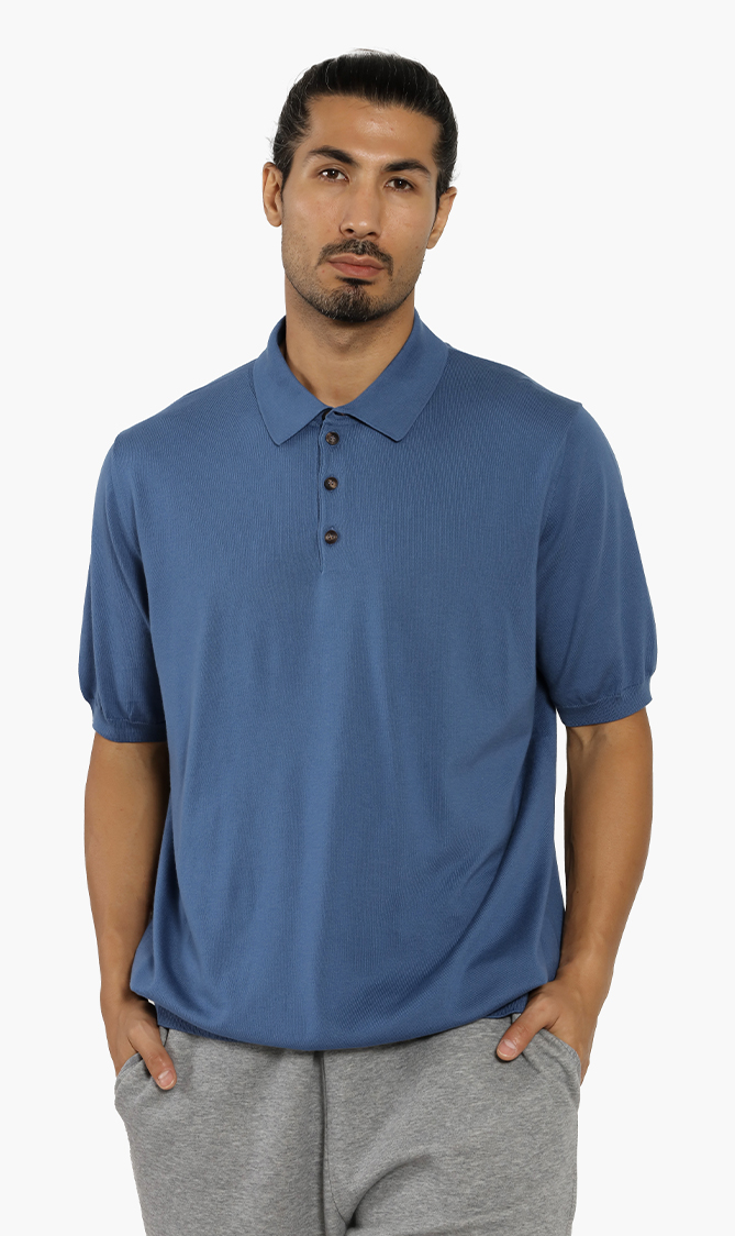 

Knit Polo Shirt