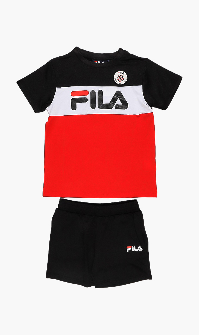 

Fila Zorb Colour Block T-shirt And Shorts Set