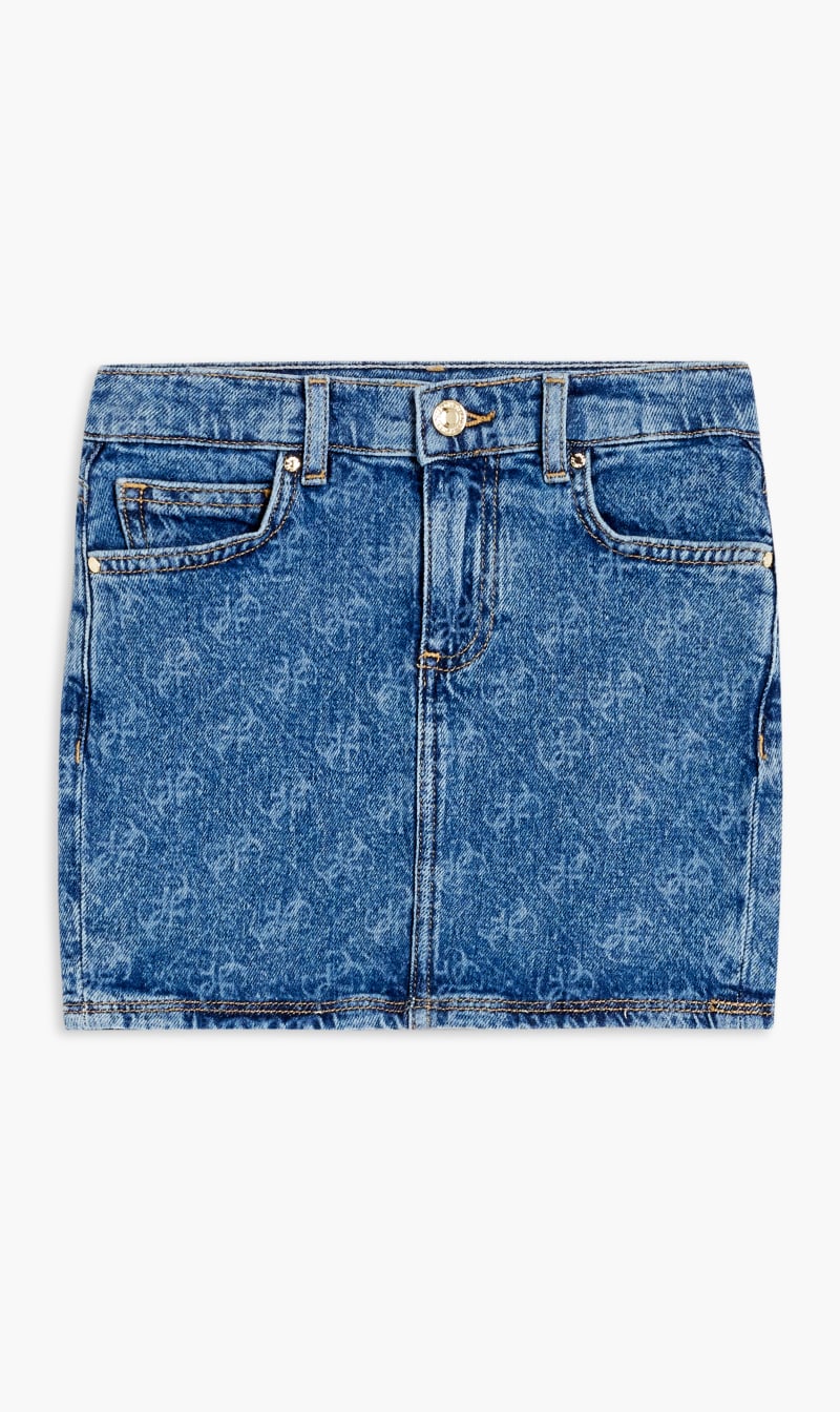 

Guess Blue Eco Based Denim Skirt for Girls | The Deal Outlet