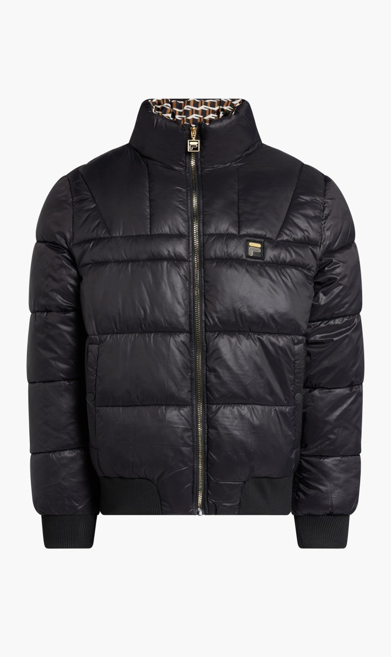 

Fila Black Brando Puffa Jacket for Men | The Deal Outlet