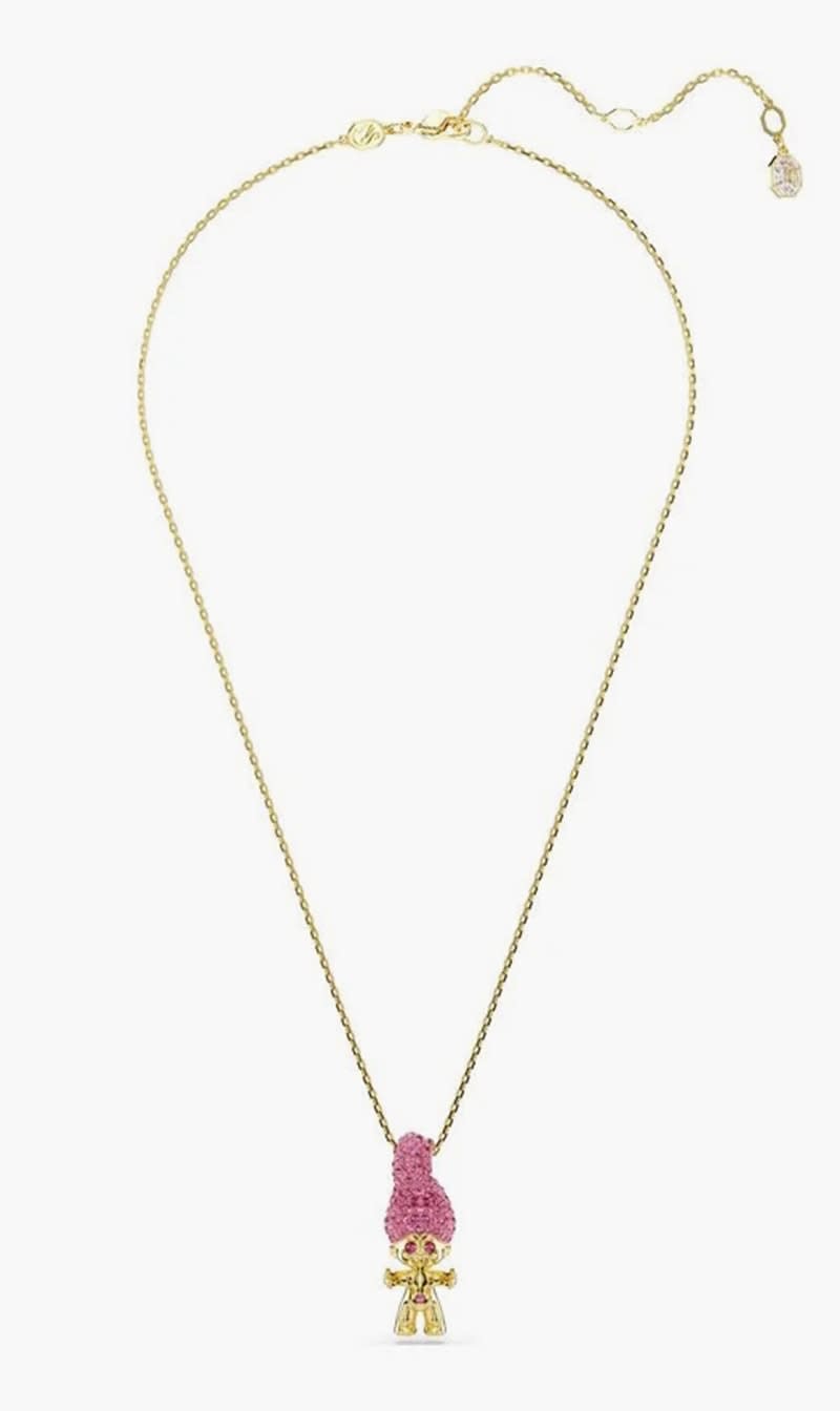 

Swarovski Pink Good Luck Trolls Pendant for Women | The Deal Outlet