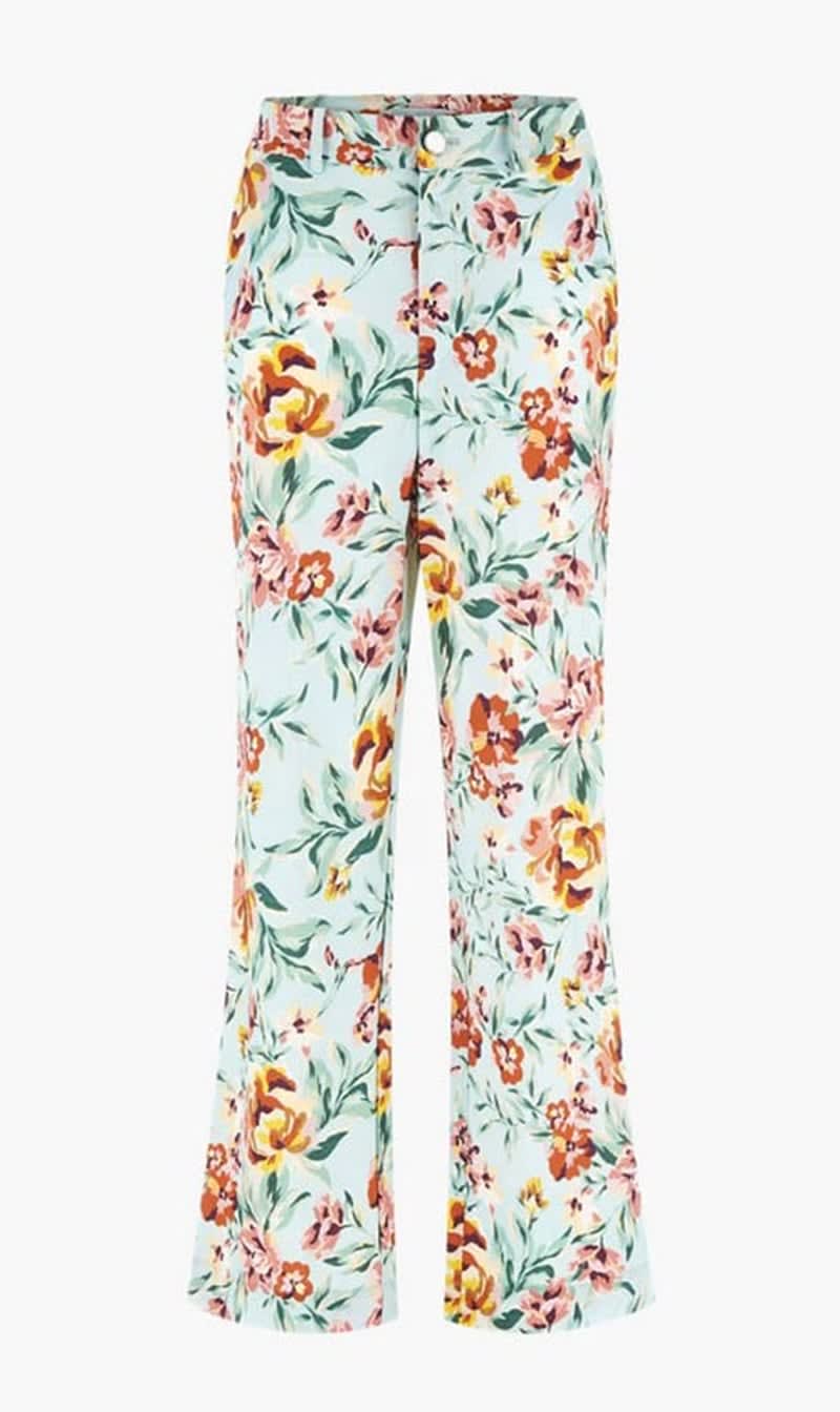 

Guess Green Adele Straight Leg Pants for Women | The Deal Outlet