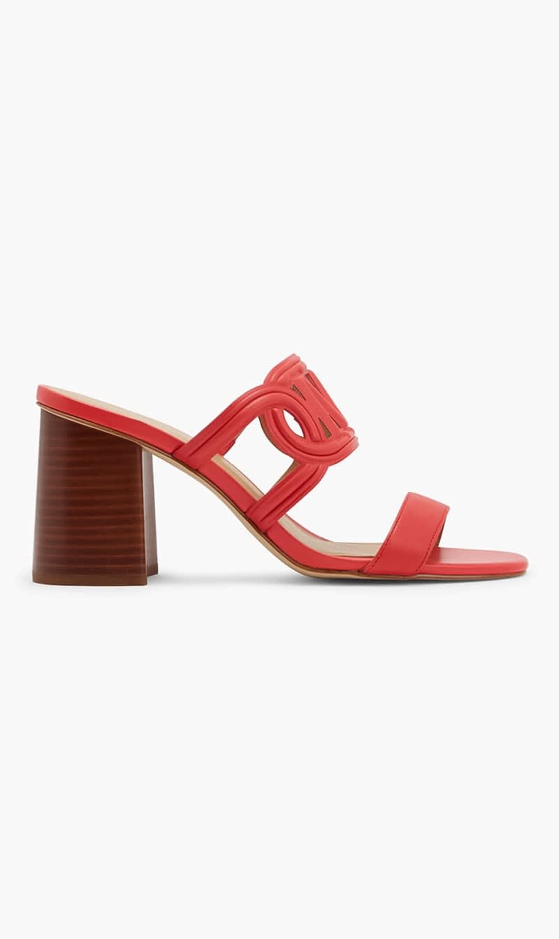 

Michael Kors Orange Alma Mid Sandal for Women | The Deal Outlet