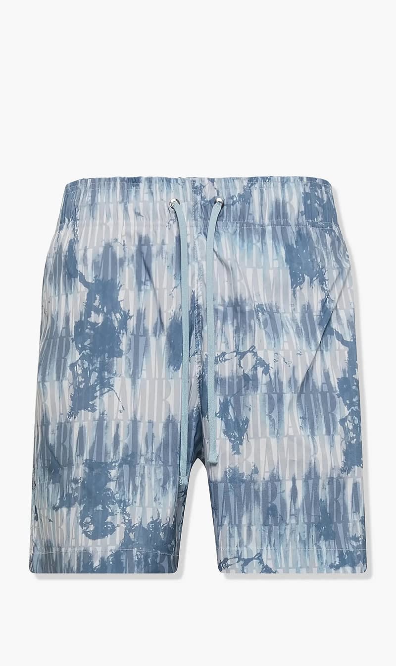 

Amiri Blue Tie Dye Amiri Swimtrunk for Men | The Deal Outlet