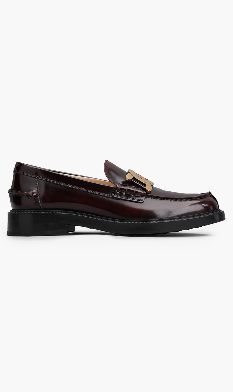 

Tod's Red Gomma Loafers for Women | The Deal Outlet