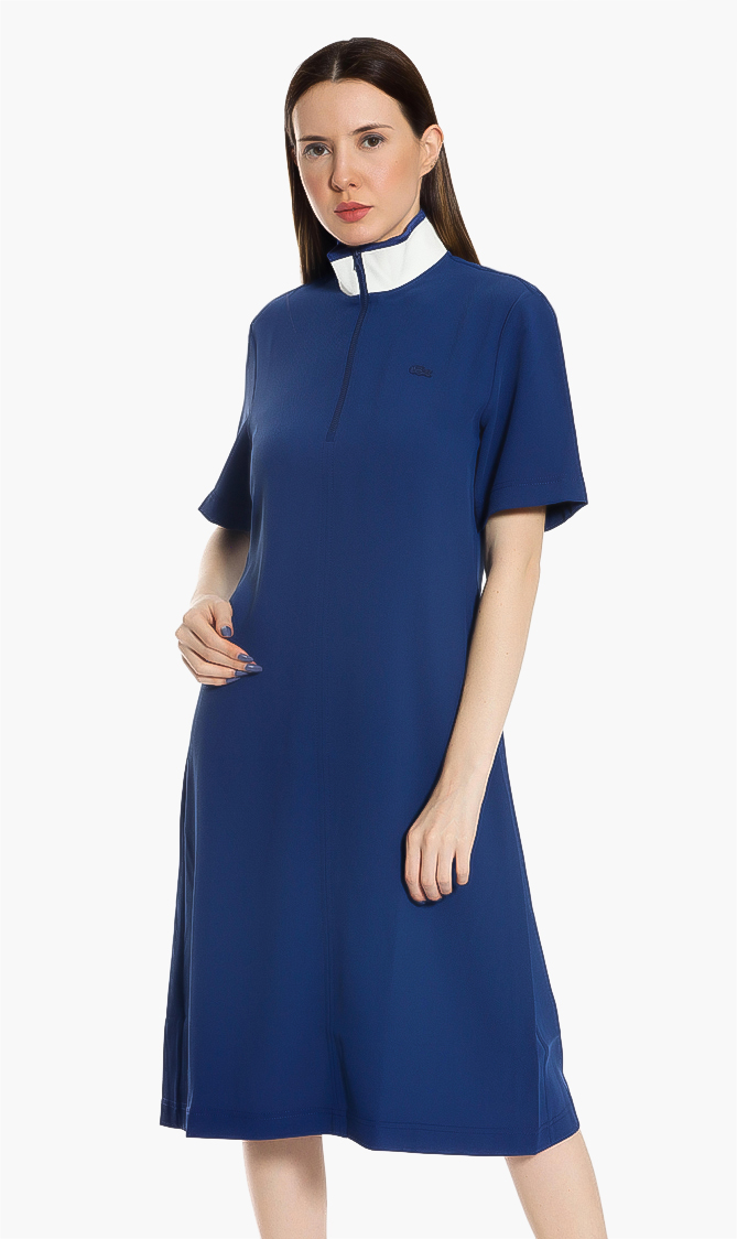 

Lacoste Zipped Pique Dress
