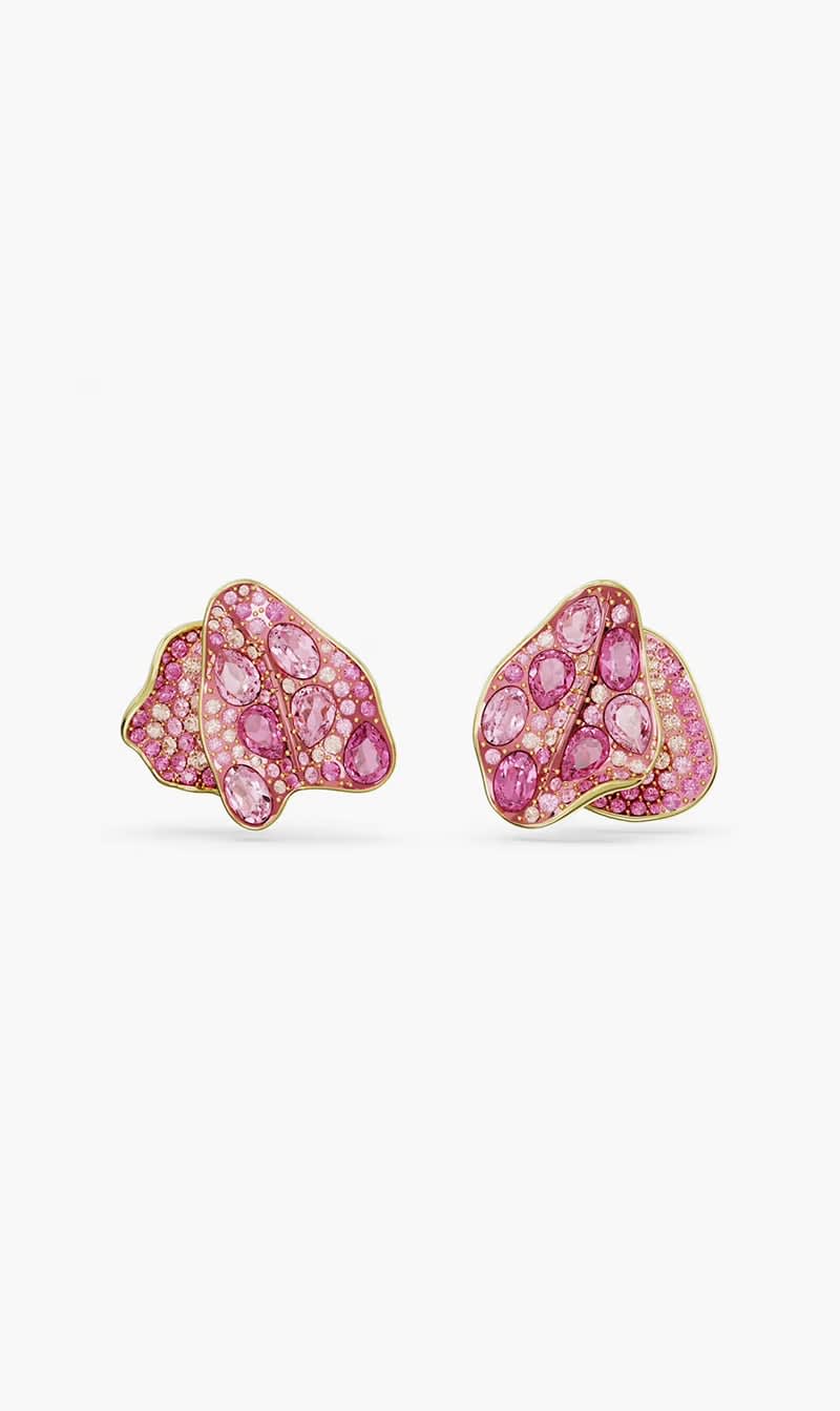 

Swarovski Gold Florere Stud Earrings for Women | The Deal Outlet