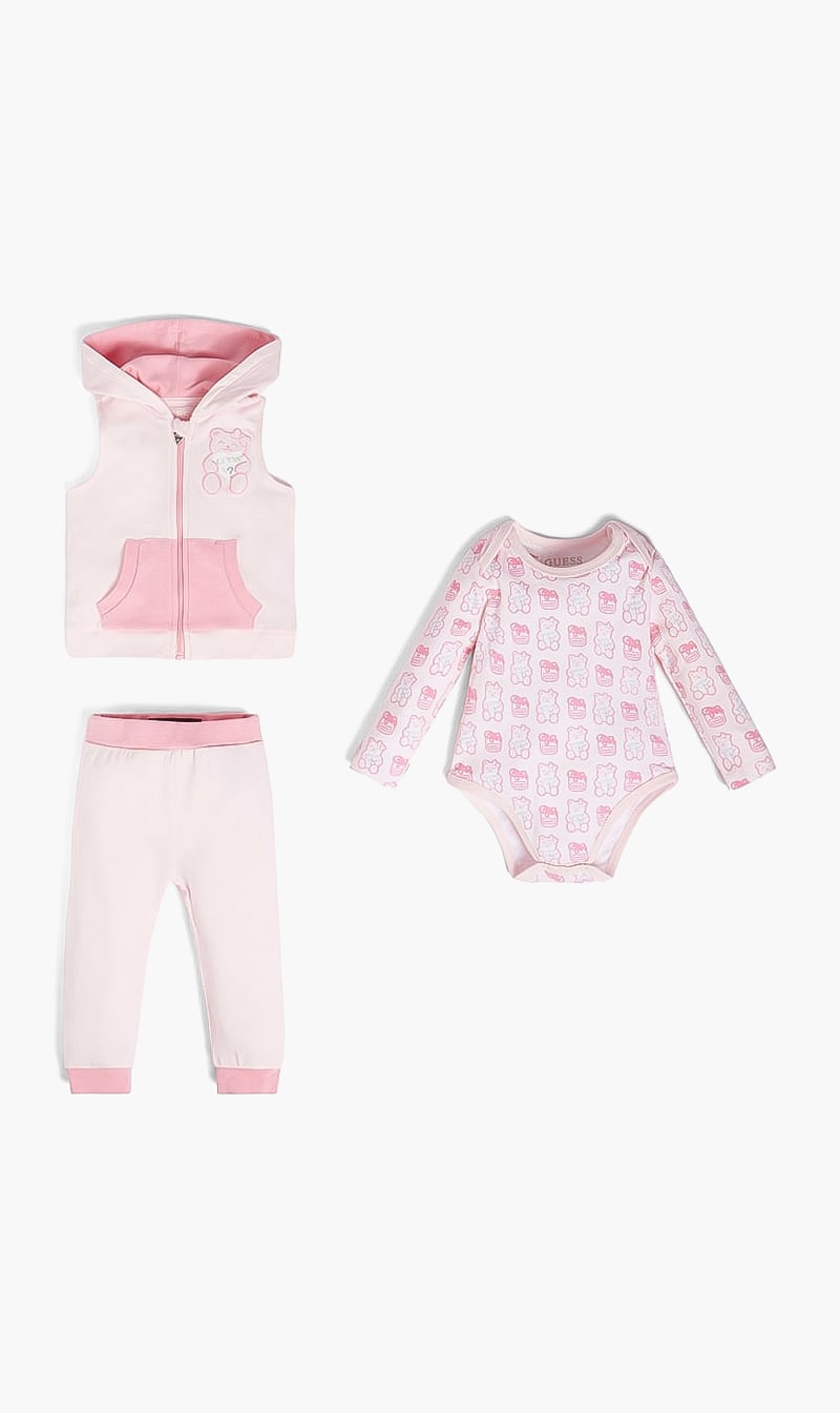

Front Logo Vest, Body & Pant, Pink