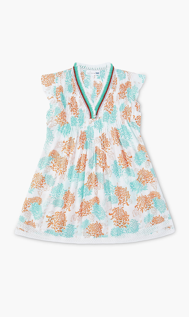 

Floral Dress, Orange