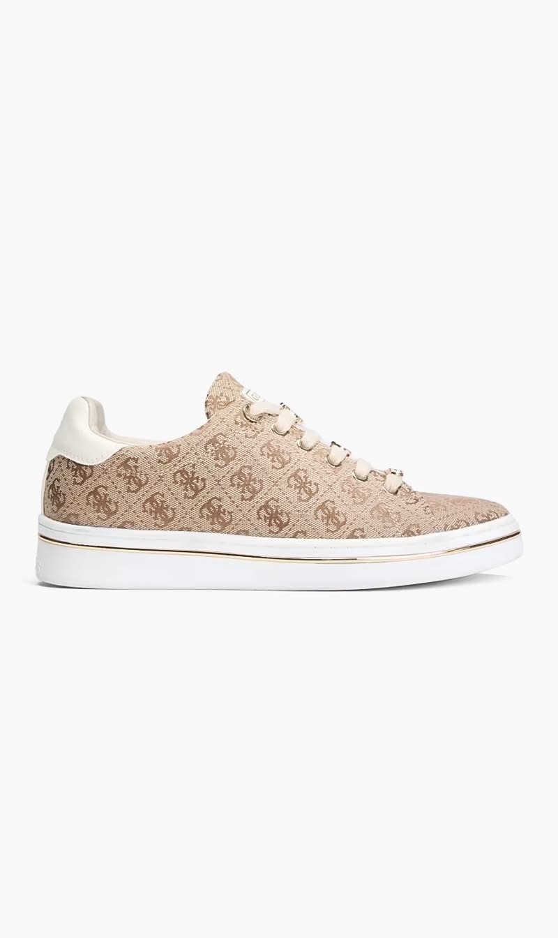 Guess Brown Stasey Quattro G Low-top Sneakers for Women