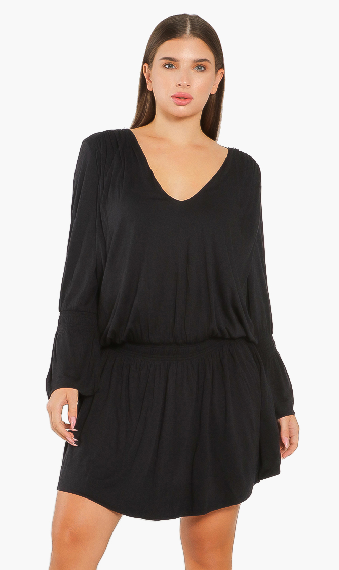 

Replay V-neck Long Sleeves Dress