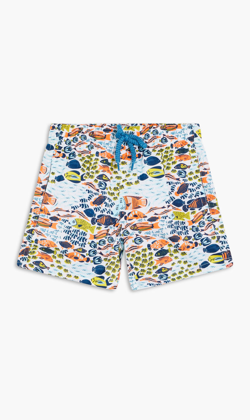 

Vilebrequin White Jihin Su23 Maillot De Bain for Boys | The Deal Outlet