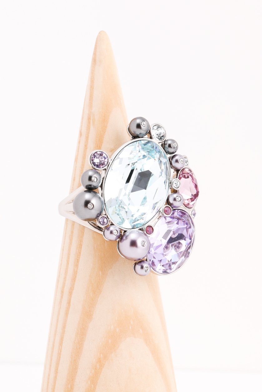 

Swarovski Clay Silver Ring, 52mm