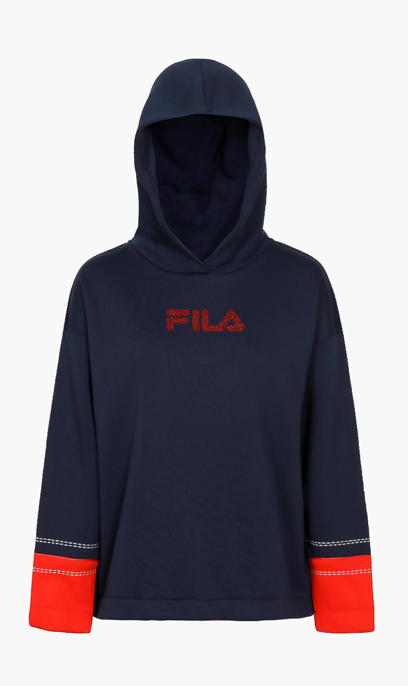 

Colorblock Hoodie Zip, Blue