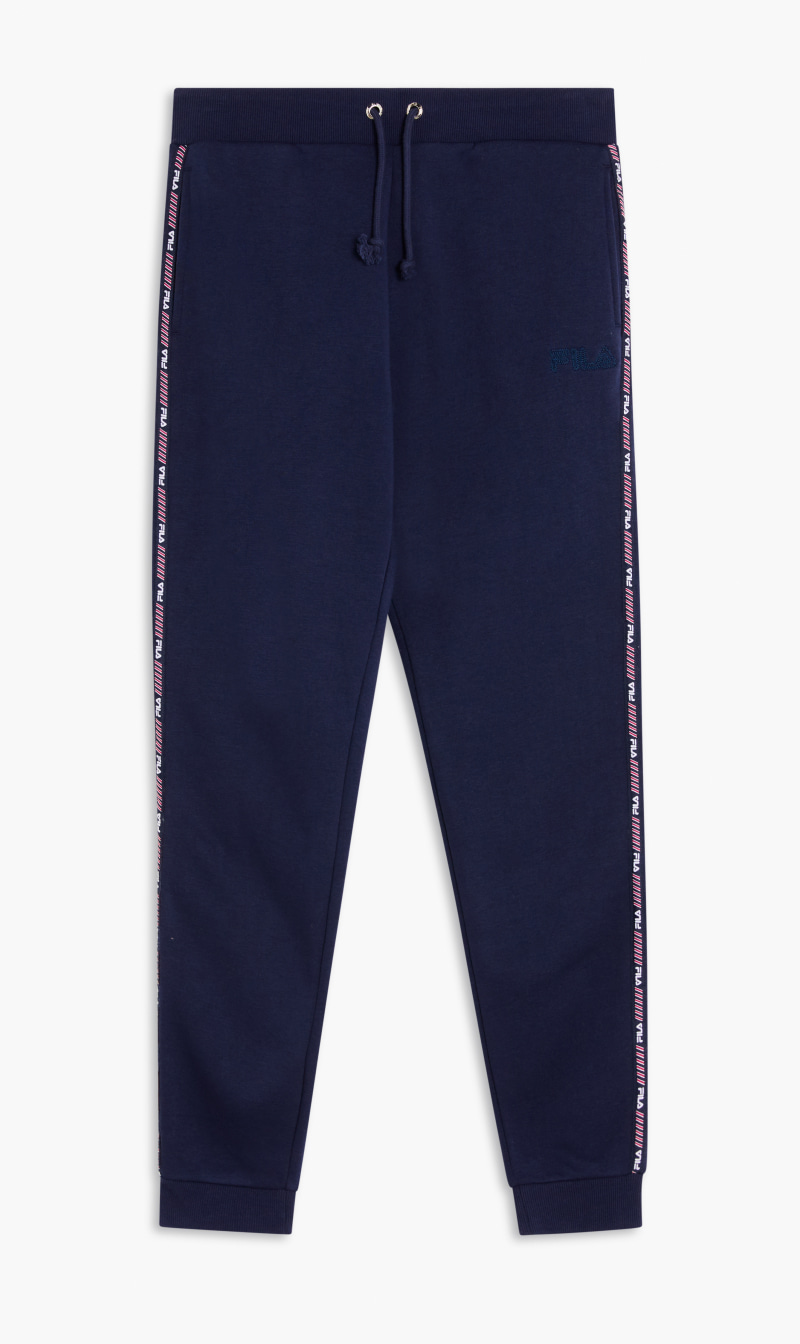 

Joggers With Tonal Logo And Tape, Blue