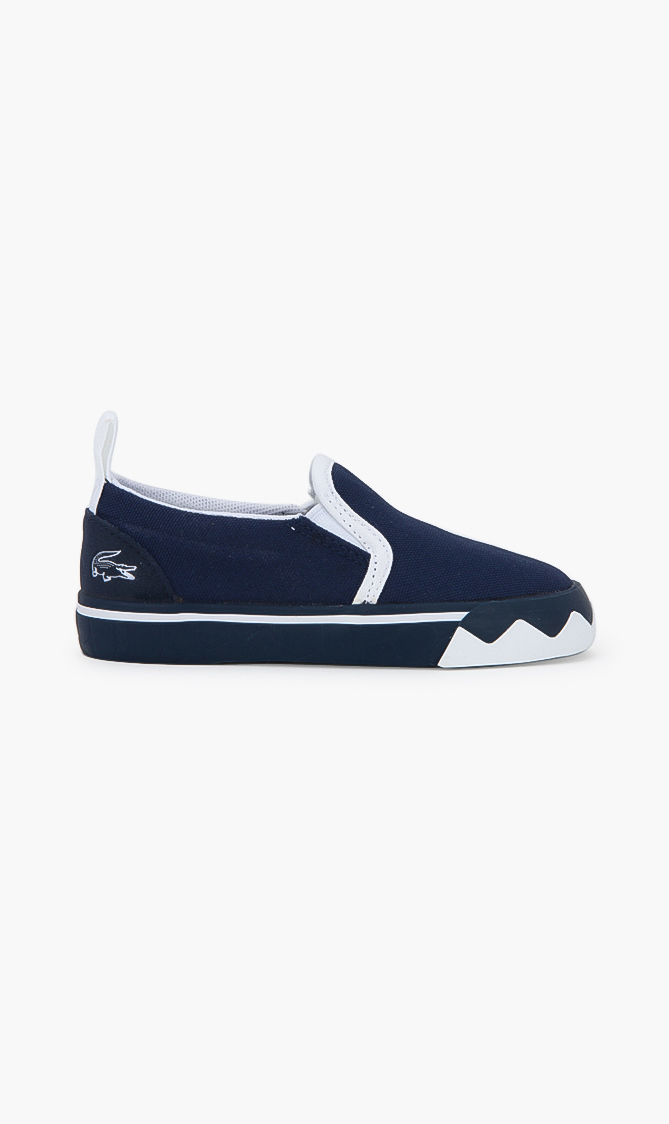 

Lacoste Gazon Croco Contrast-colour Canvas Slip-ons