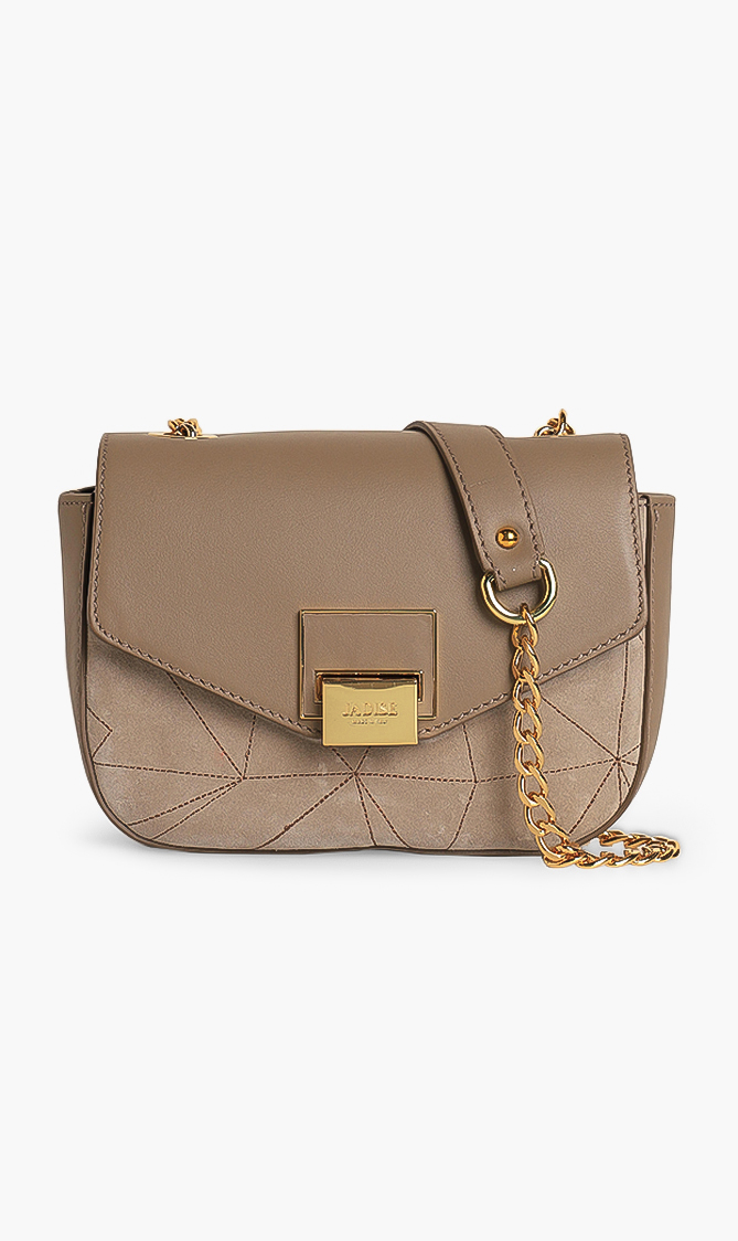

Jadise Grain Leather Small Sling Bag