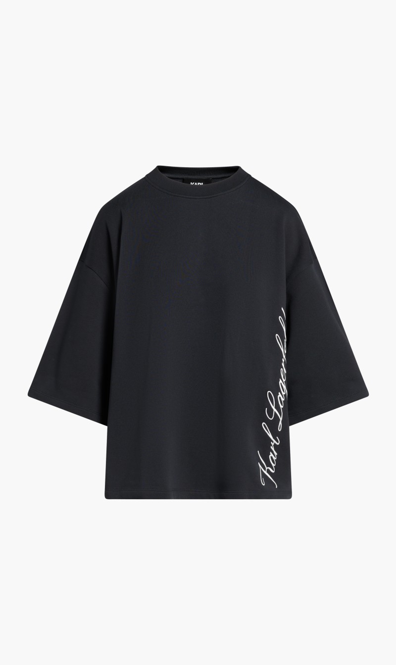 

Karl Lagerfeld Black Hotel Sslv Sweatshirt for Women | The Deal Outlet