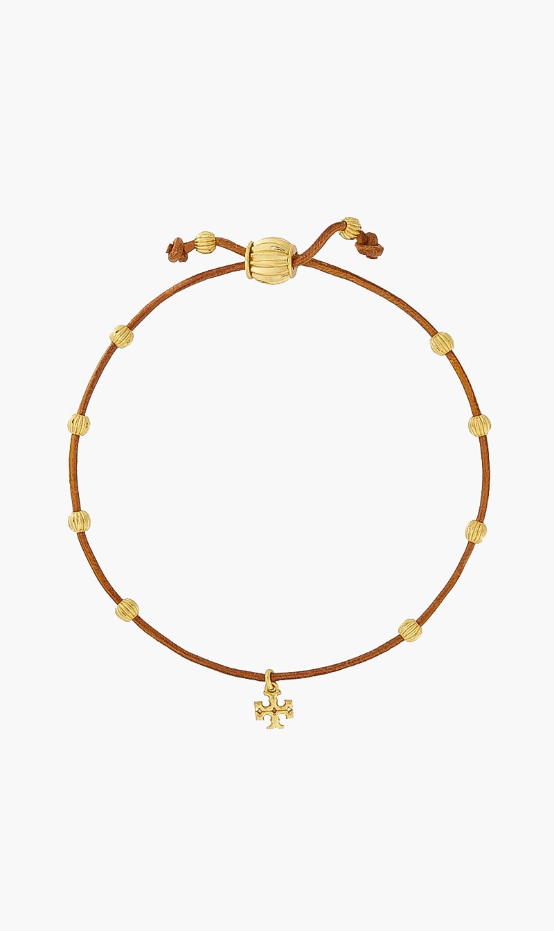 

Tory Burch Brown Kira Beaded Bracelet for Women | The Deal Outlet