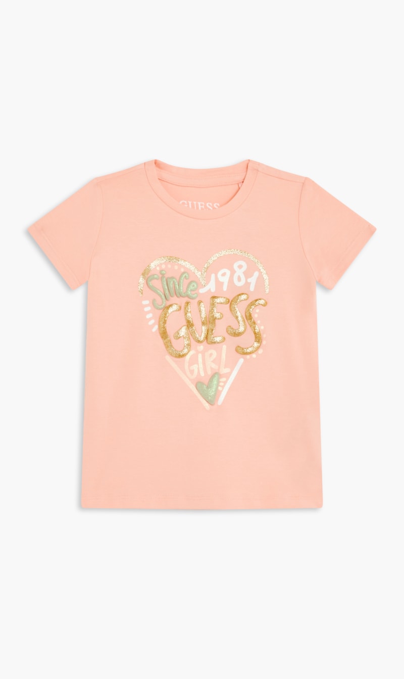 

Guess Pink Stretch Jersey T-shirt for Girls | The Deal Outlet