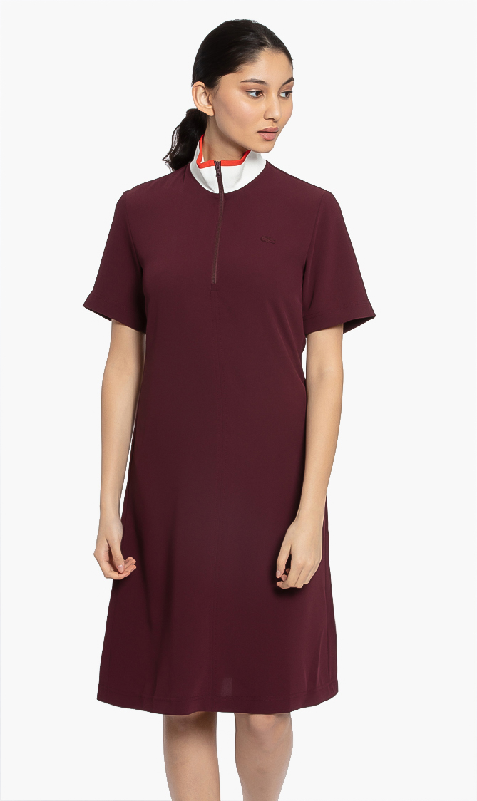 

Lacoste Zipped Pique Dress