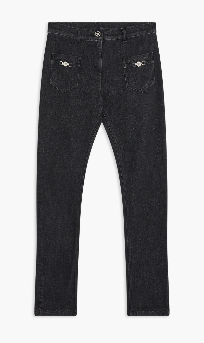 

Versace Black Pant Denim for Girls | The Deal Outlet