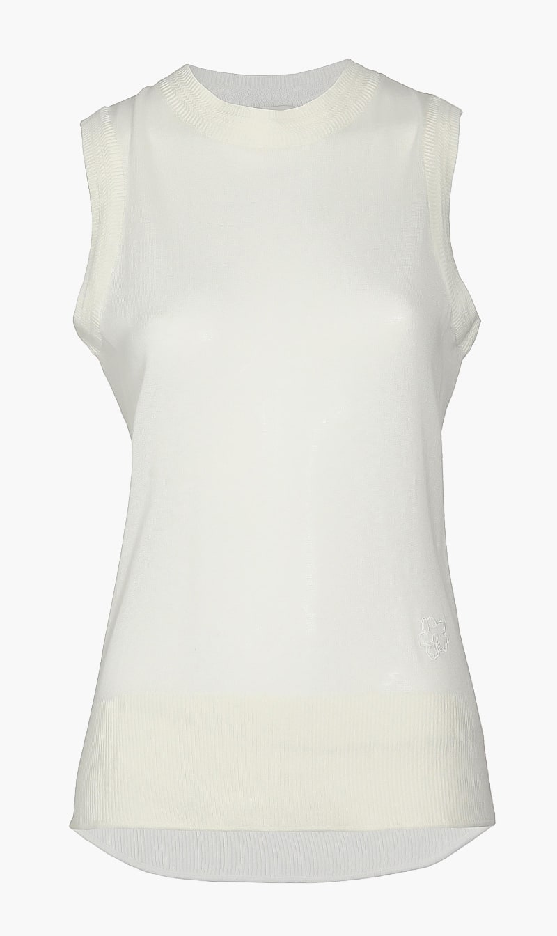 

Woven Back Knit Tank