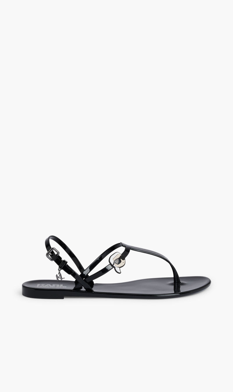 

Karl Lagerfeld Black Jelly-karl Nft Sling for Women | The Deal Outlet