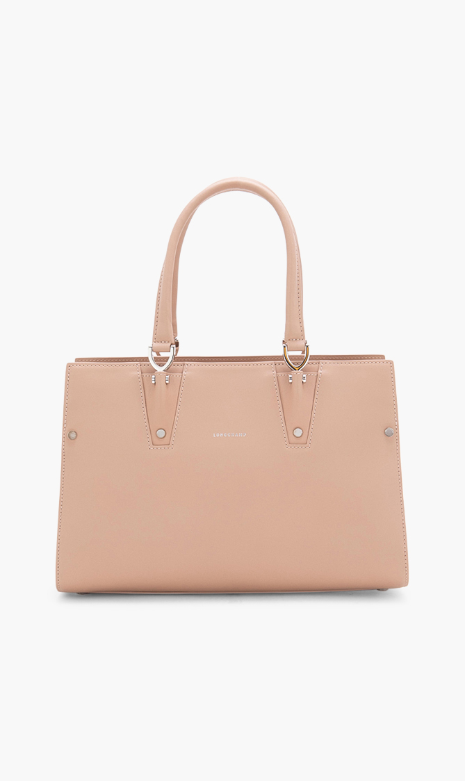 

Longchamp Calfskin Medium Tote Bag
