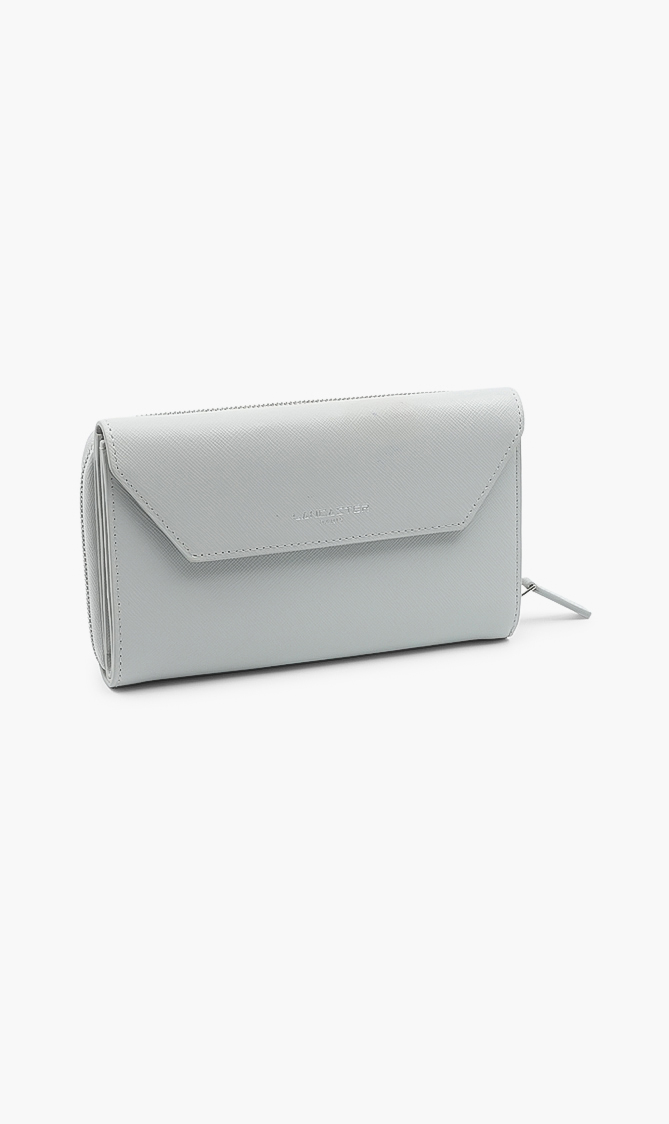 

LANCASTER Saffiano Intemporel Zip Around Wallet