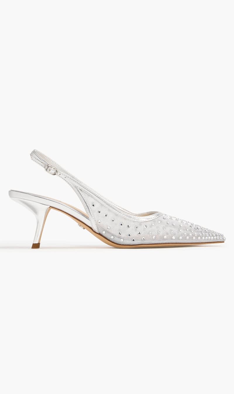

Sam Edelman Silver Biankaslmesh for Women | The Deal Outlet