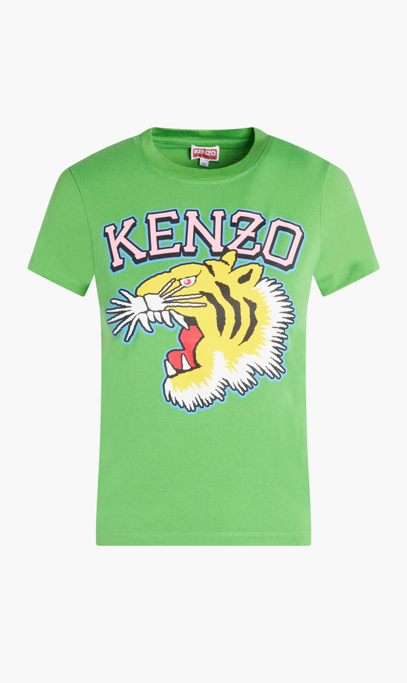 

Kenzo Green Tiger Varsity Classic T-shirt for Women | The Deal Outlet