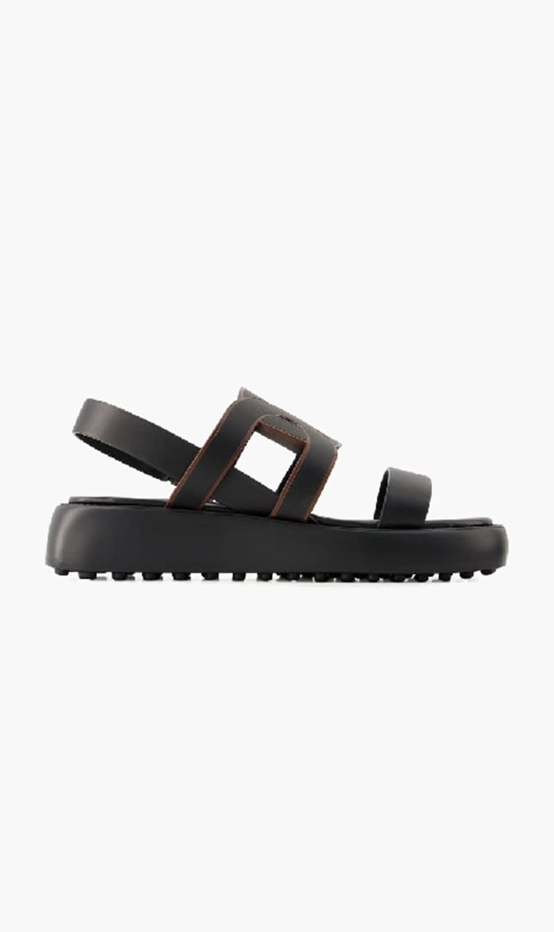 

Tod's Black Chain Band Strap Sandals for Women | The Deal Outlet