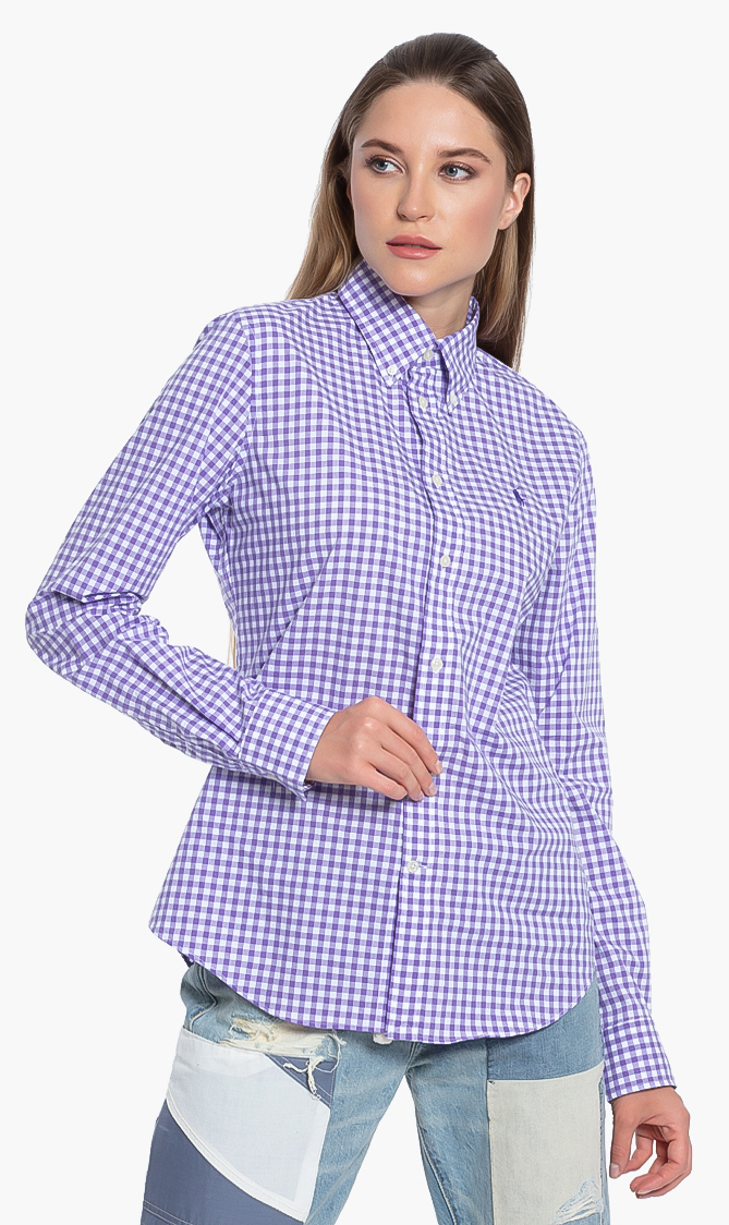 

RALPH LAUREN Slim Fit Checkered Long Sleeve Shirt
