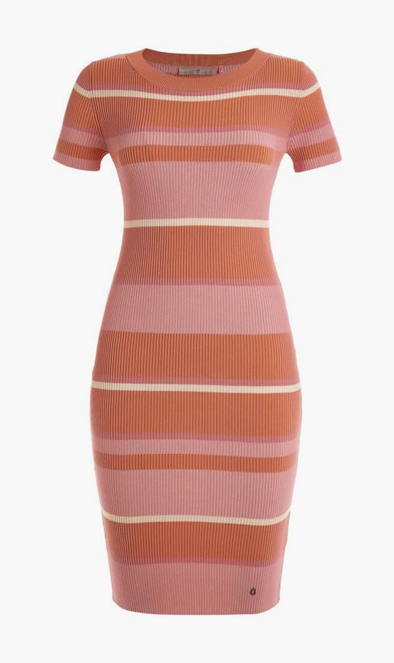 

Guess Orange Eliane Dress Swtr for Women | The Deal Outlet